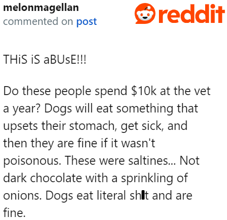 Another user also had a response toward overreacting people.