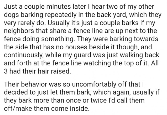 Their behavior was so uncomfortably off