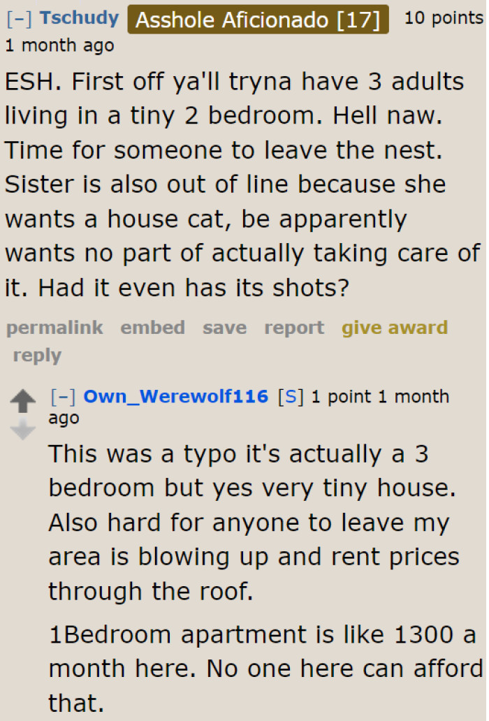 Maybe it's time for the OP to move out if they don't want this situation. The house might also be too small for them.