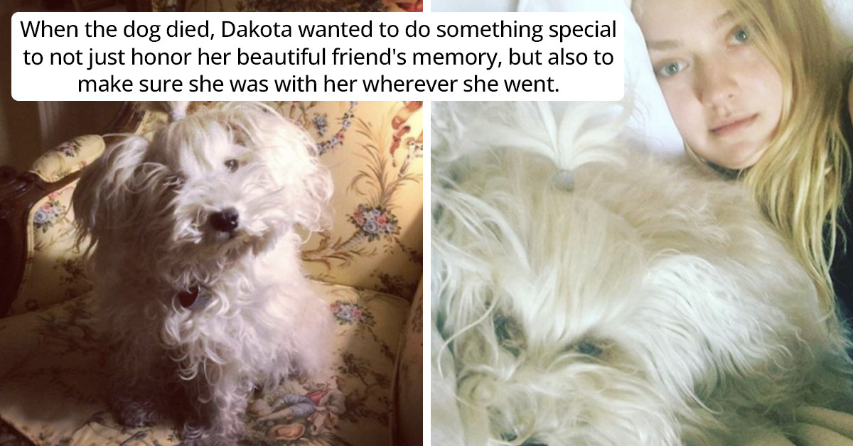 Dakota Fanning Makes Sure She Always Has A Memorial Of Her Late Dog