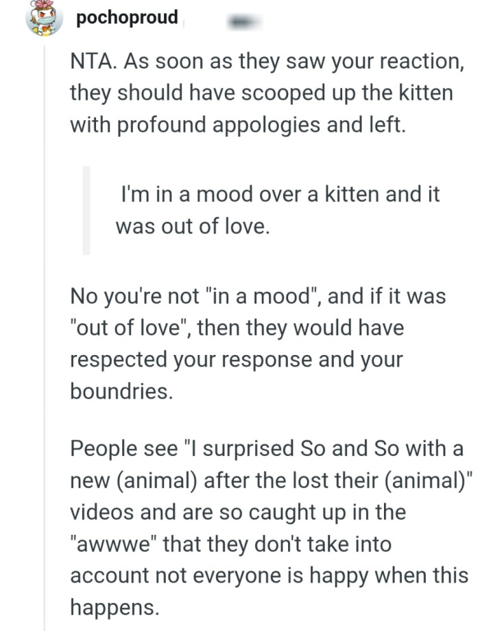 Not everyone is happy when this happens