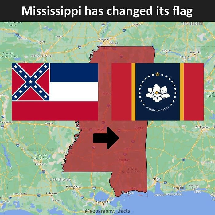 12. Mississippi flag