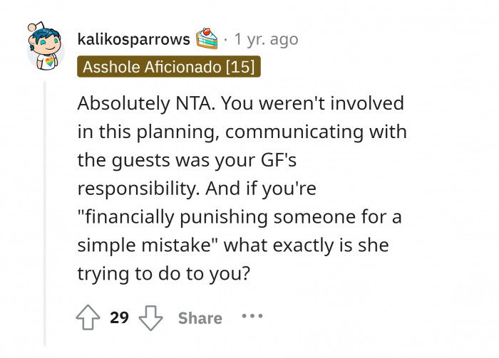 18. Communicating with the guests is the GF's responsibility.