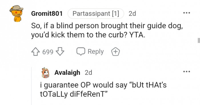 This Redditor is making an example