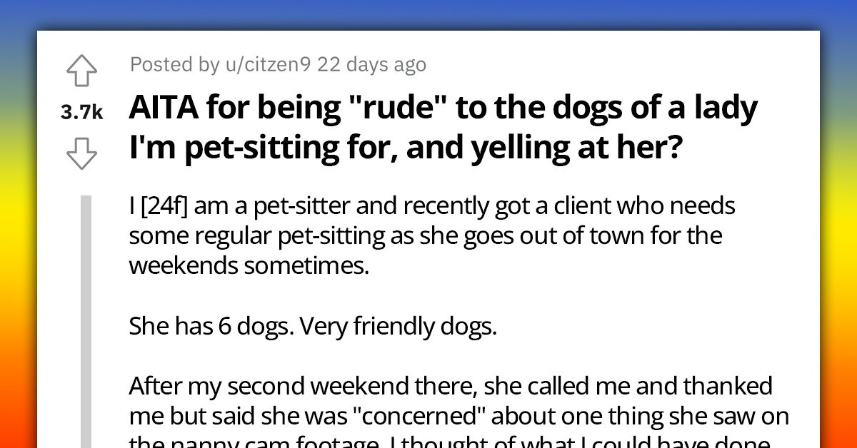 Pet Sitter Stages Daring Rebellion Against Client's Bizarre 'Canine Affection' Demand