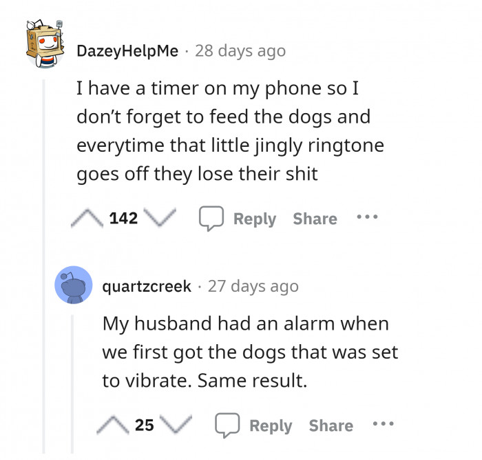 5. If you don't feed them, you'll probably break your eardrum.