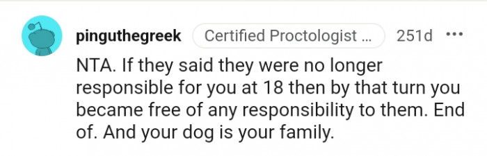 7. Your dog is your family