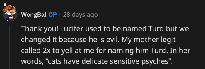 They shared a little history with Lucifer's former name origin