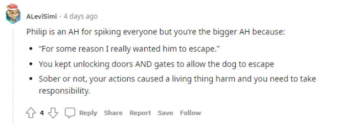 "You need to take responsibility."