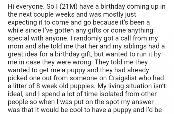 I Randomly Got a Call from My Mom