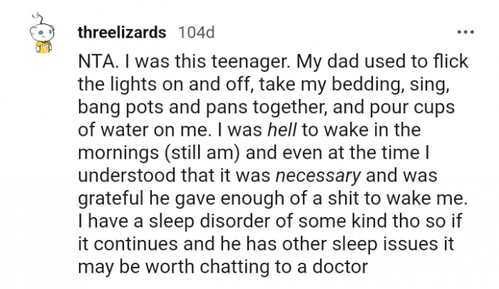 Flicking the lights on and off