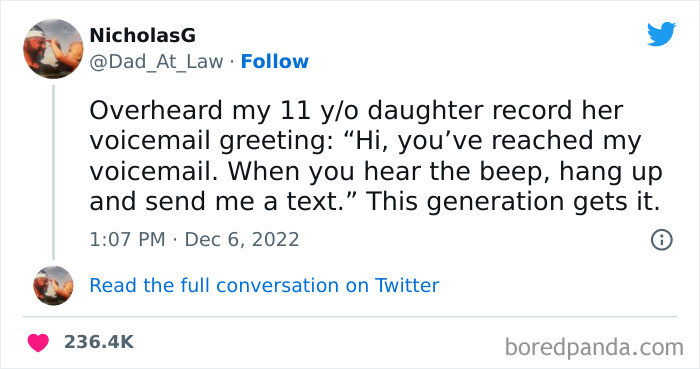 38. I Used To Spend Hours Recording The *perfect* Voicemail Greeting. Now If You Call Me You Get A Robot Lady Letting You Know My Mailbox Is Full And You Cannot Leave A Message And I Wouldn’t Have It Any Other Way