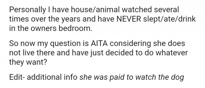 She has just decided to do whatever she wants