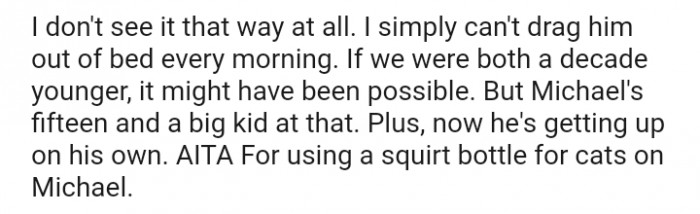 He's now getting up on his own