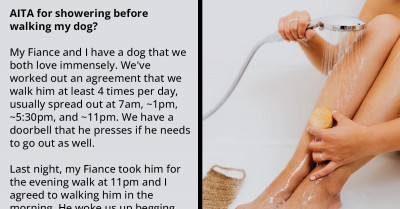 Redditor's GF Snaps At Him For Being Late To Walk The Dog And Making Him Hold It In