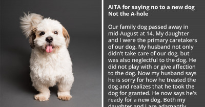 Wife Asks If She's Wrong To Say No To A New Dog Her Husband Wants