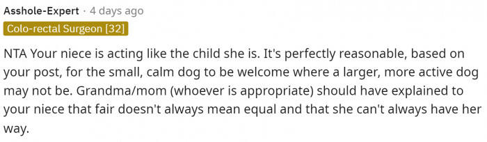 This person definitely said it right in this comment.