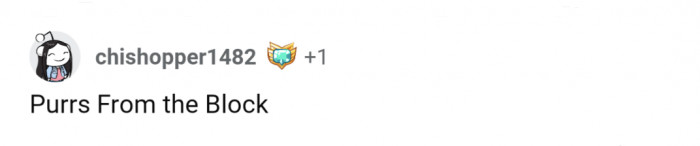 14. Purrs From the Block