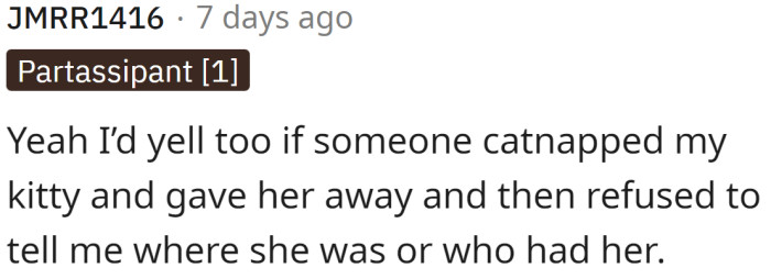 Completely understandable...