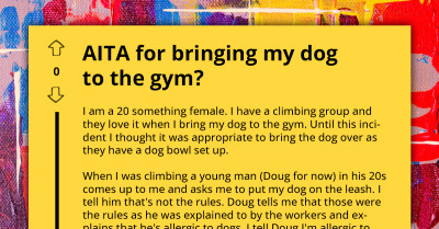 Lady Gets Bashed Online For Refusing To Leash Her Dog At Gym Until She Was Literally Confronted