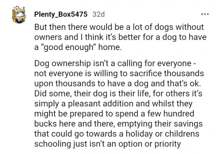 Dog ownership isn't a calling for everyone