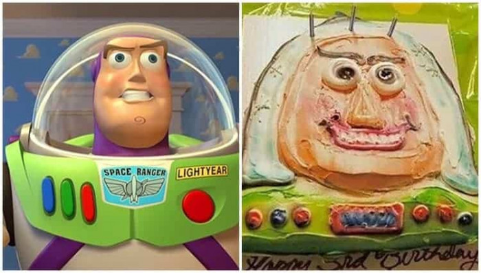 12. I asked for a Buzz Lightyear Cake