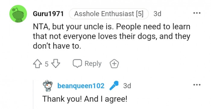 Not everyone loves your dog