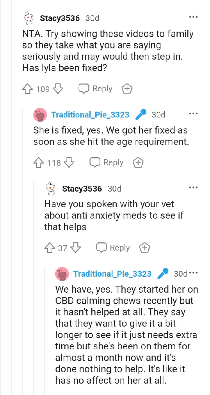 Try showing your family the pictures.