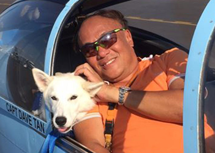 David has retired from being a pilot for 40 years, and now he's spending his retirement flying rescue animals to safety.