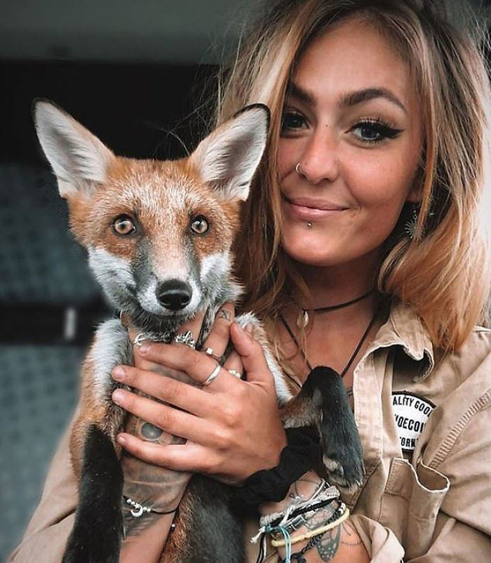 Pauline couldn't find a shelter that could take Marley in, so she decided to take care of her herself