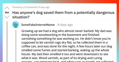 20 People Share Times Their Dogs Saved Them From Danger