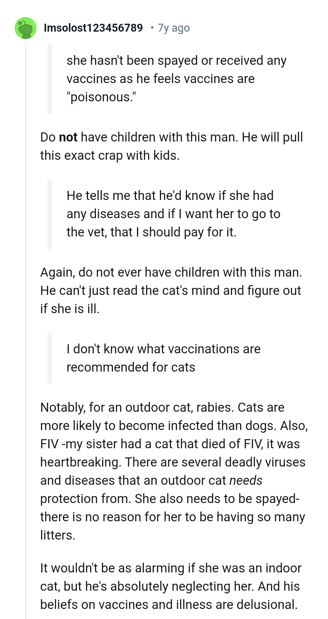 He might pull this exact thing with his kids