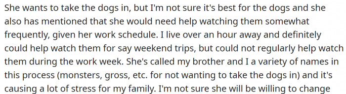 Sister doesn't know anything about dogs