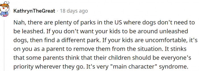 There are plenty of parks to go to: