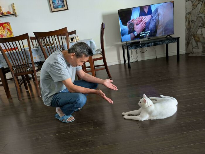 "My Dad And Binky Boo (The Cat He Didn't Want)"