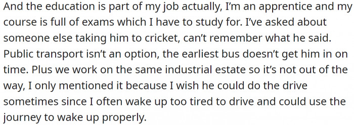 What's important is that her partner agreed to change many things.