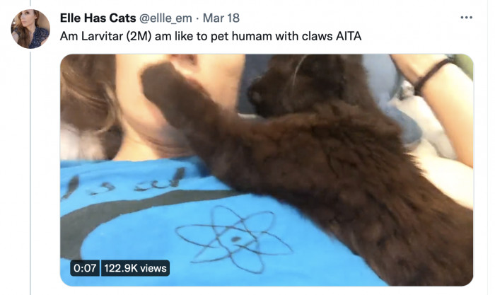 A miscommunication: Larvitar thinks when you say 'ow,' you mean more claws