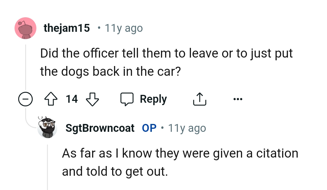 We've gathered some of the most upvoted comments from other Redditors for you to read below