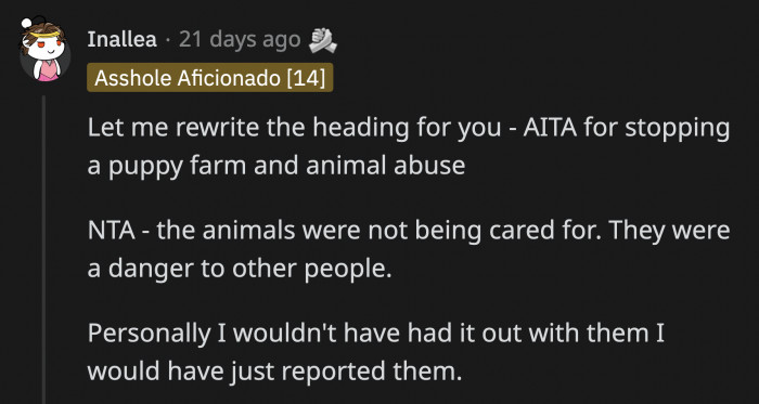 A helpful commenter reworded OP's title to show what really happened