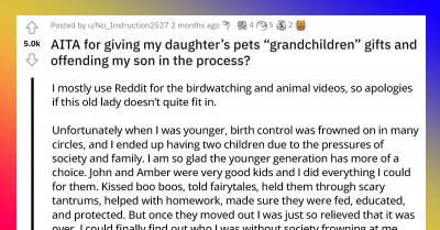 Grandma Buys More Presents For Her Daughter's Cats Than For Her Son’s Children And Calls Her Out Over It