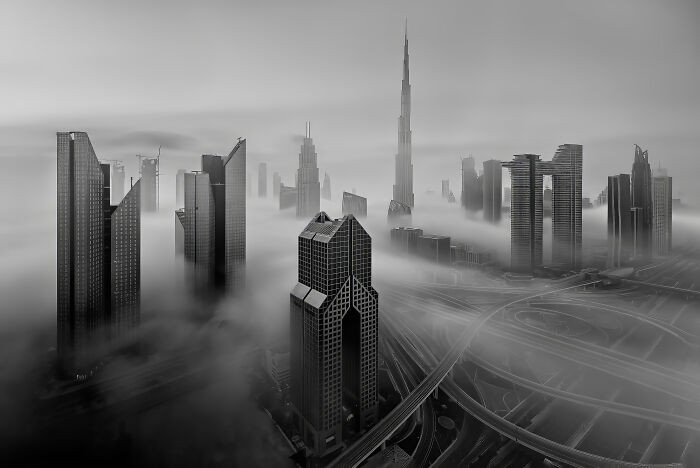 “Foggy Dubai” By Greg Metro