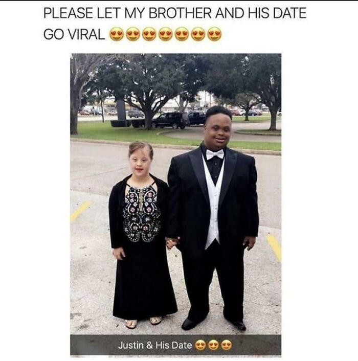 46. Justin and his date