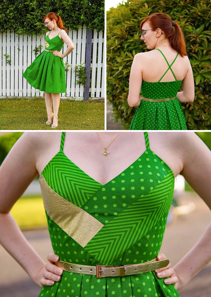 1. I Made My Dream Dress For St Patrick’s Day And I’m So Proud Of How It Turned Out