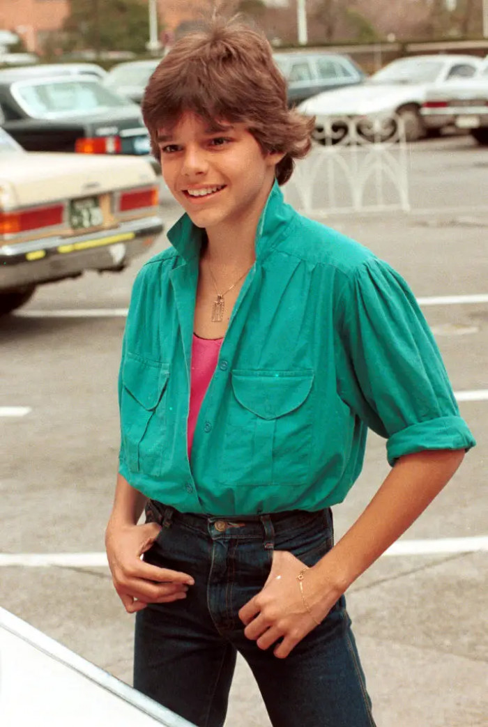 1. Ricky Martin in the '80s: