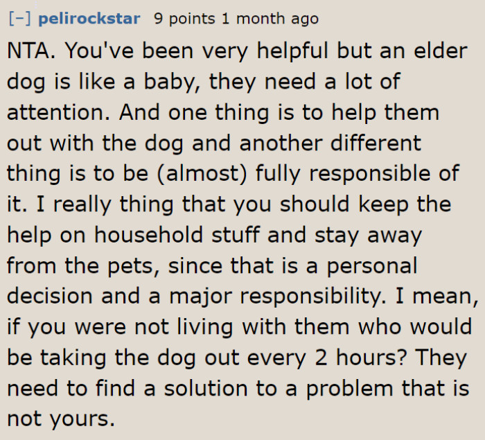 She Can Meet Halfway with Her Stepmom by Taking Care of All the Chores—and That Doesn't Include Caring for Pets.