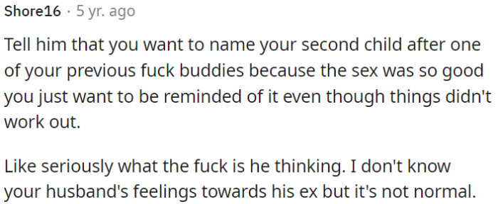 It may not be normal or healthy for OP relationship.