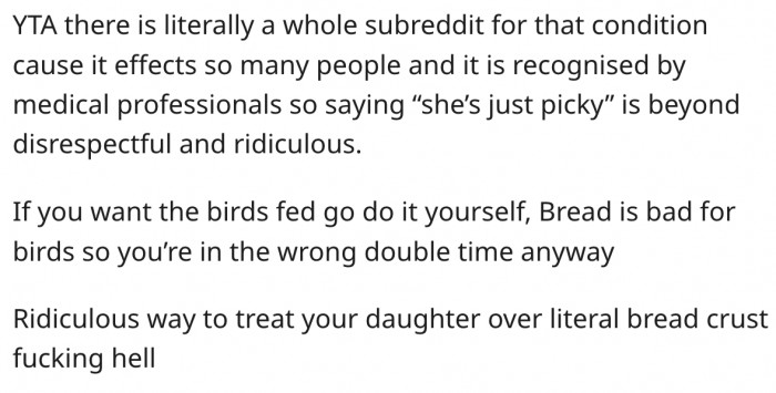 18. Her daughter's condition is serious, and it's ridiculous she's trying to downplay it.
