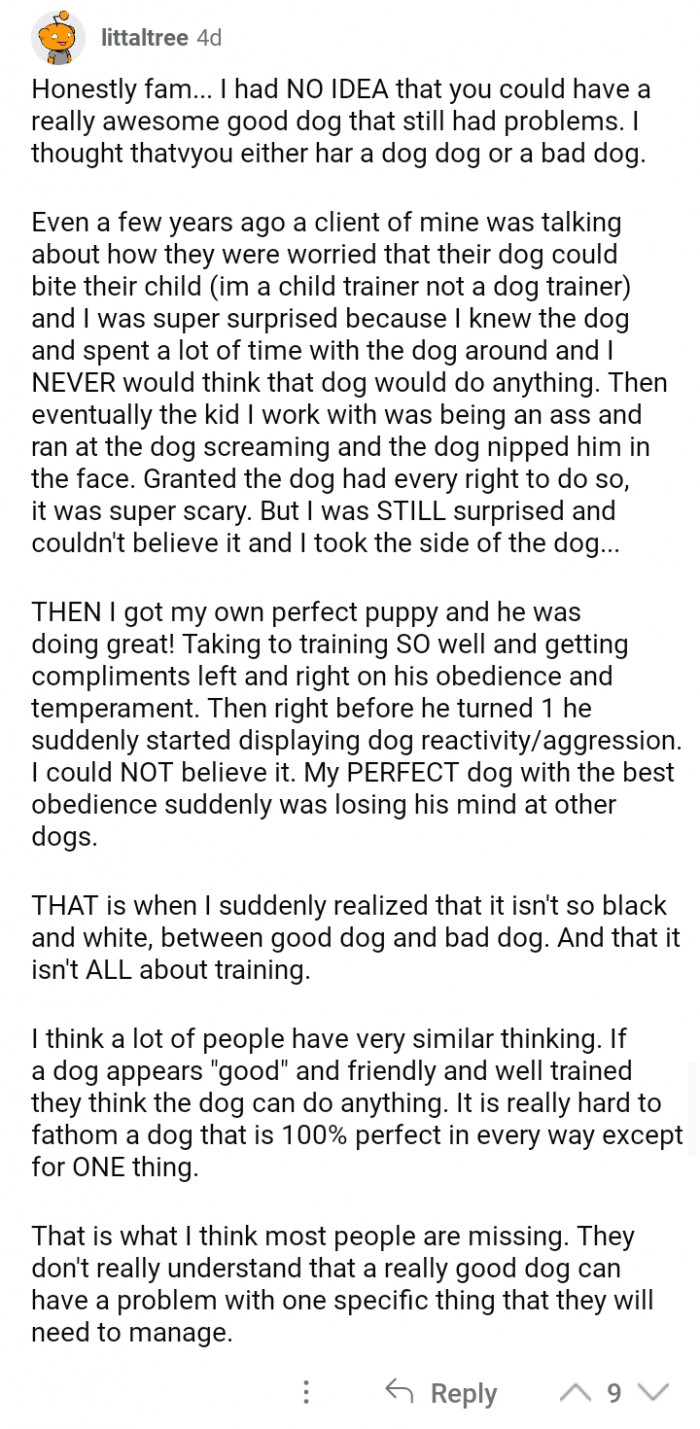 #15 Dogs and people have very similar thinking.