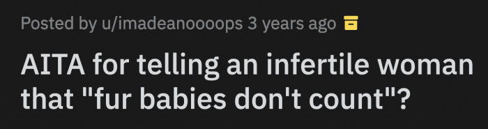 OP understood how she feels about her cats because he loves his own pets as well, but he thought it was weird that she was hurt over being left out by the mom group