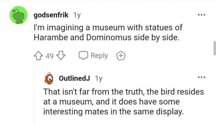 It does have some interesting mates in the same display